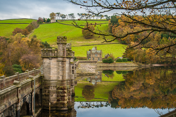 gouthwaite Gouthwaite Reservoir on a still Autumn day.
