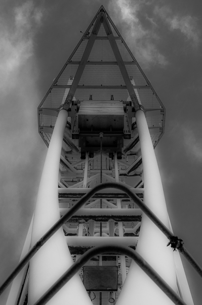 Salford Quays bridge hoist.