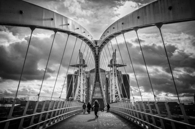 Symmetry and busking on the bridge