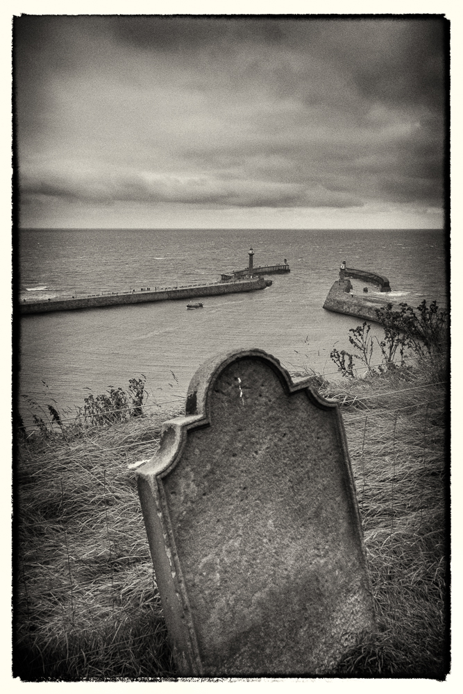The harbour entrance from the headland