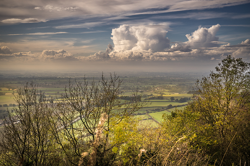 Clouds floating on mist.